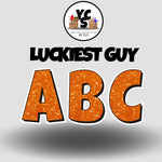 YCS FILE DOWNLOAD Lucky Guy Glitter Alphabet Set - 23 Inch