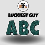 YCS FILE DOWNLOAD Lucky Guy Glitter Alphabet Set - 23 Inch
