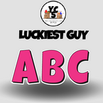 LUCKY GUY 23 Inch SOLID ALPHABET Set