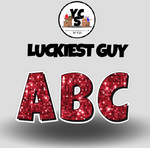 LUCKY GUY 18 Inch SPARKLE ESSENTIAL LETTER & NUMBER Set