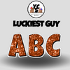 LUCKY GUY 18 Inch SPARKLE ESSENTIAL LETTER & NUMBER Set
