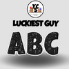 YCS FILE DOWNLOAD Lucky Guy Glitter Alphabet Set - 23 Inch