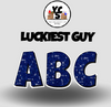 YCS FILE DOWNLOAD Lucky Guy Glitter Alphabet Set - 23 Inch