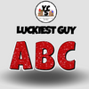YCS FILE DOWNLOAD Lucky Guy Glitter Alphabet Set - 23 Inch
