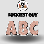 YCS FILE DOWNLOAD Lucky Guy Glitter Alphabet Set - 23 Inch