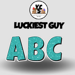 YCS FILE DOWNLOAD Lucky Guy Glitter Alphabet Set - 23 Inch
