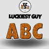 YCS FILE DOWNLOAD Lucky Guy Glitter Alphabet Set - 23 Inch