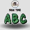 Sign Time 23 Inch SPARKLE ALPHABET Set
