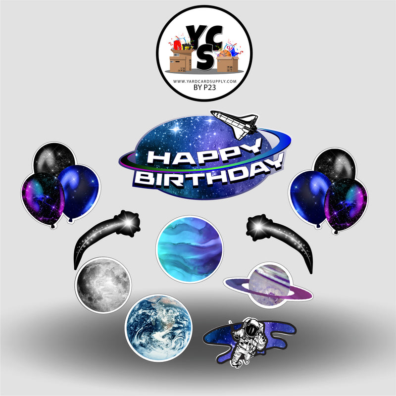 YCS FLASH® Space Birthday Set