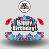 YCS FLASH® Starburst Happy Birthday Set