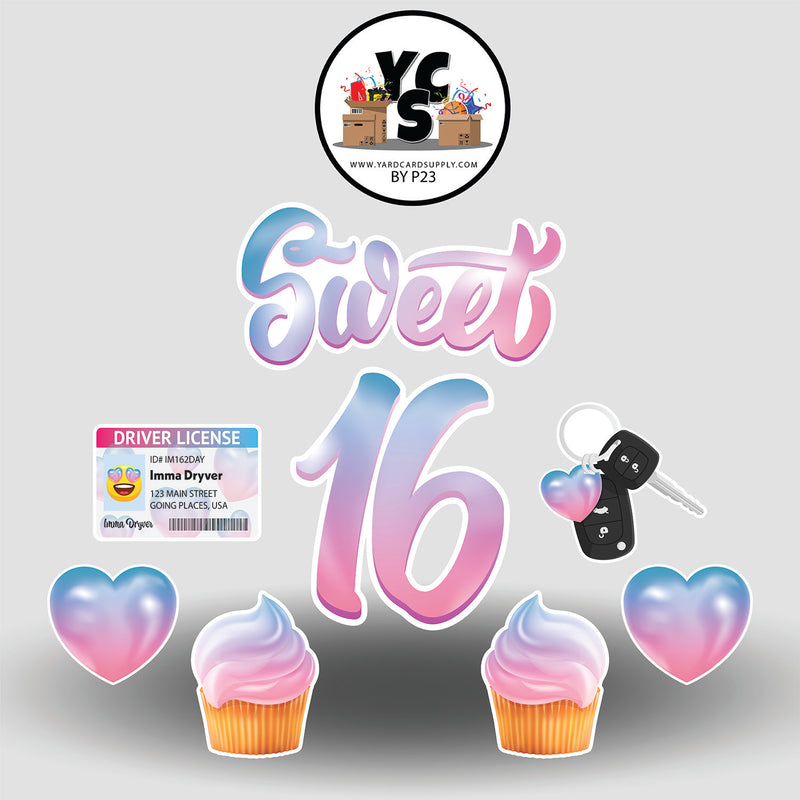Sweet 16 Birthday YCS FLASH® Set - Cute