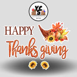 YCS FLASH® Quick Set Happy Thanksgiving Script