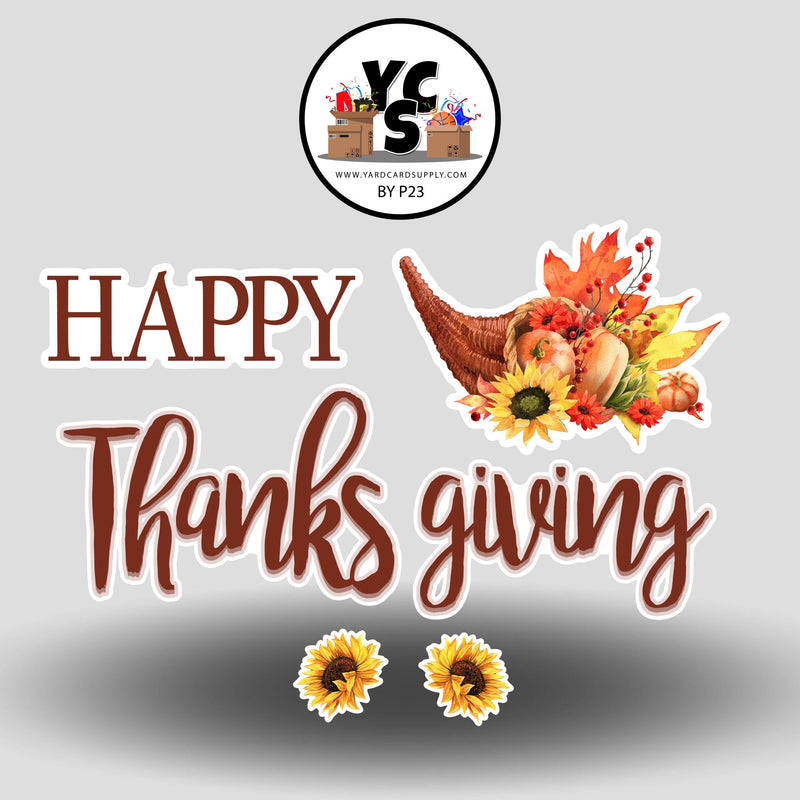 YCS FLASH® Quick Set Happy Thanksgiving Script