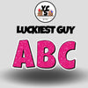 YCS FILE DOWNLOAD Lucky Guy Glitter Alphabet Set - 23 Inch