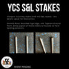 12" Yard Card Stakes (S&L)