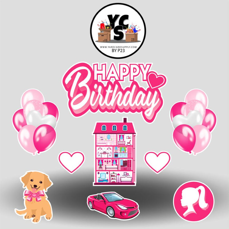 YCS FLASH® Dollhouse Birthday Set
